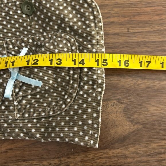 ❤️ Old navy girl jacket corduroy polka dots bow 3T - Picture 8 of 9